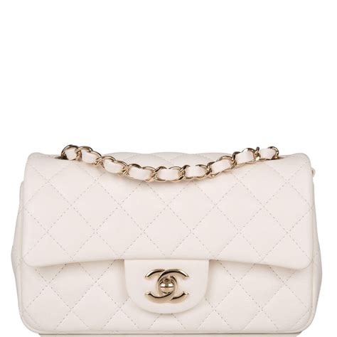 Mini classic handbag, Lambskin & gold